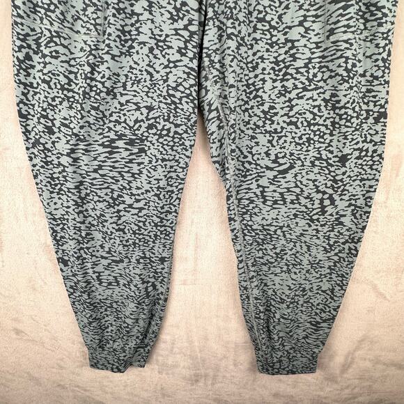 Athleta Pants Womens Extra Large Gray Salutation Jogger Ocelot Spot Print Yoga - Picture 5 of 15
